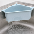 Kitchen Sink Corner Basket Strainer – Multi-Functional Triangle Drain Storage Basket